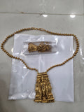 Premium Nakshi Work Tirupati Balaji Temple Tower Pendant Necklace Set